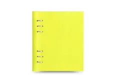 Filofax Clipbook Saffiano Fluoro Yellow A5