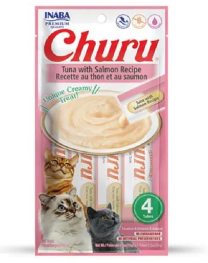 Churu Cat Pyré Tuna with Salmon 4 x 14 g