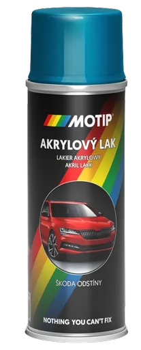 AUTOSPREJ ŠKODA - Metalíza na auto v spreji AC9451 - modrá ľadová 0,2 L
