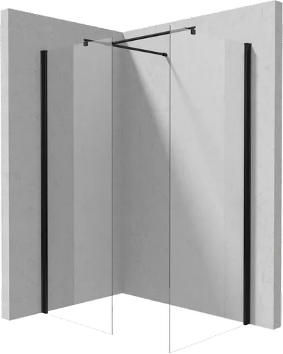 DEANTE/S - Kút walk-in (dve pevné steny: 140/120) KTS_N34P+KTS_N32P KERRIA/0697