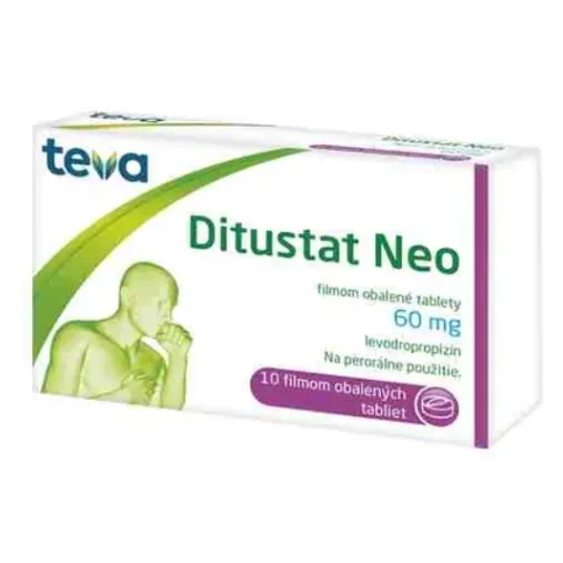 DITUSTAT NEO Filmom obalené tablety 60 mg 10 tabliet