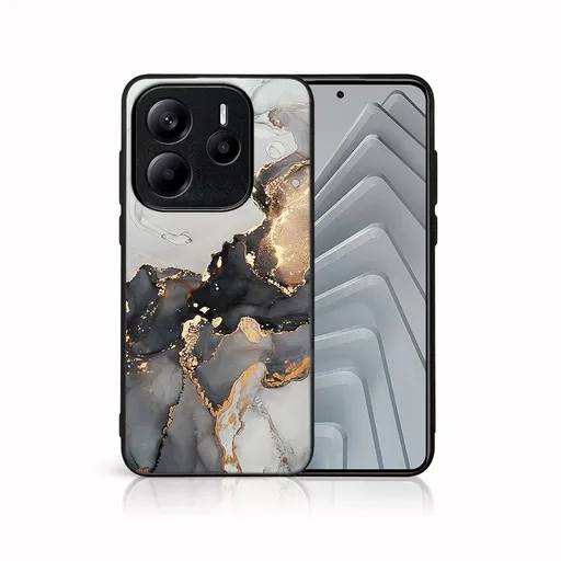 MY ART Ochranný kryt pre Xiaomi Redmi Note 14S GREY MARBLE (140)