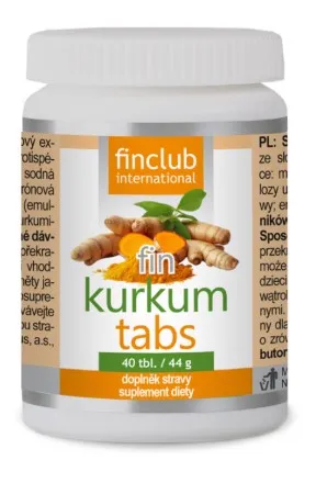 Kurkumtabs - kurkumín