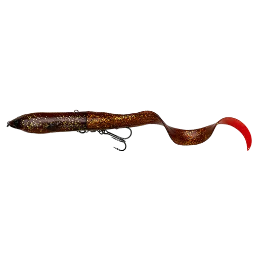 Savage gear 3d hard eel slow sinking motor hot tail 17 cm 50 g