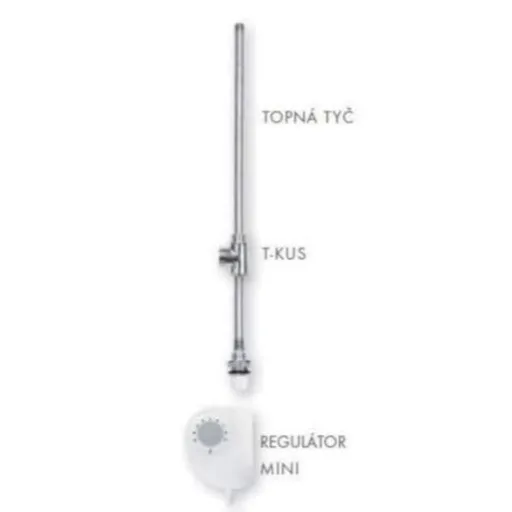 Vyhrievaná tyč Isan mini 300W biela SKVMINI300