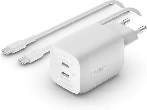 Belkin 65W napájací adaptér 2xUSB-C+100W kábel