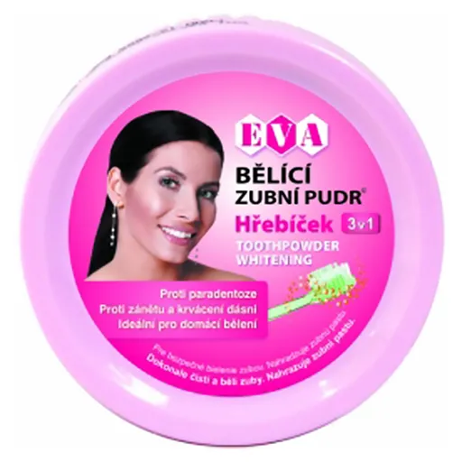 EVA Bieliaci zubný púder Klinček 30 g