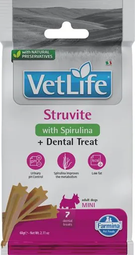 Farmina Vet Life Dog Struvite Adult Mini maškrta pre psy 60 g