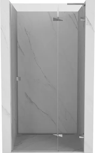 MEXEN/S - Lunar L sprchové dvere krídlové pravé 110, transparent, chróm 834L-110-000-01-00-P