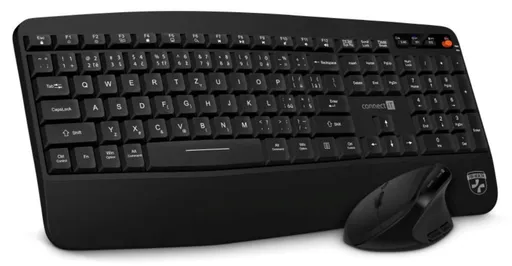 CONNECT IT Set Klávesnica + myš FOR HEALTH Combo, bezdrôtová, čierna