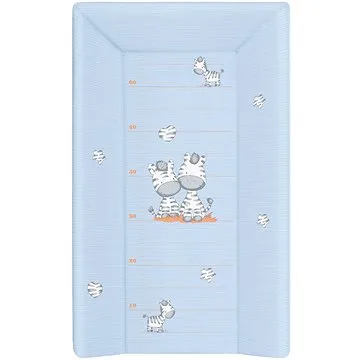 CEBA BABY Podložka mäkká trojhranná – Zebra modrá (5907672329321)