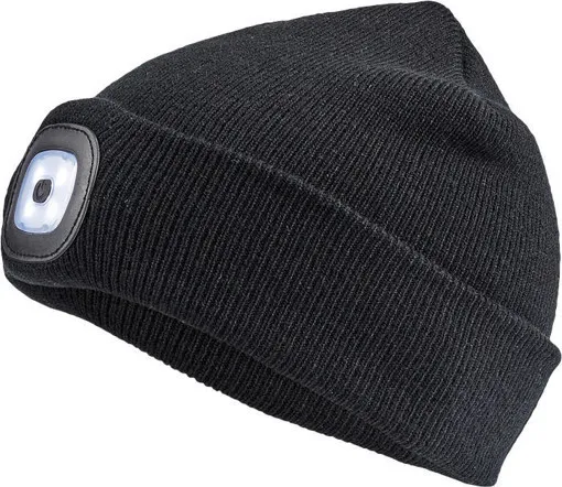 DEEL LED lampa čiapka reflexná čierna