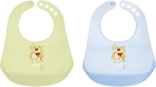 CANPOL BABIES Podbradník plastový - chlapček - rôzne druhy