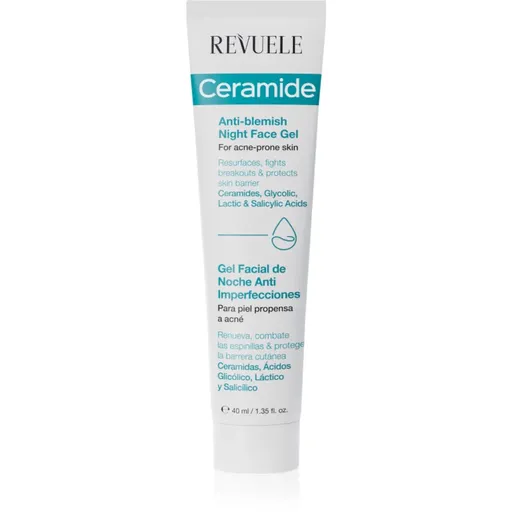 Revuele Ceramide Anti-Blemish Night Face Gel gél proti nedokonalostiam na noc 40 ml