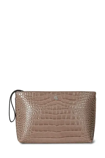 Kožená listová kabelka Lauren Ralph Lauren