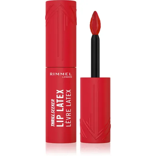 Rimmel Thrill Seeker Lip Latex tekutý rúž odtieň 400 Rimmel Red 6 ml