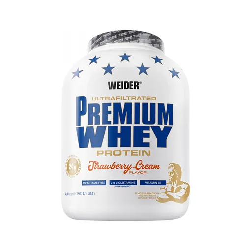 WEIDER Premium whey srvátkový proteín jahoda 2300 g