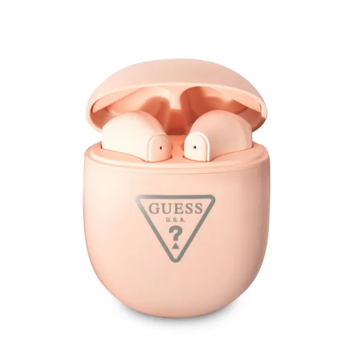 GUESS TWS TRIANGLE Bezdrôtové slúchadlá ružové