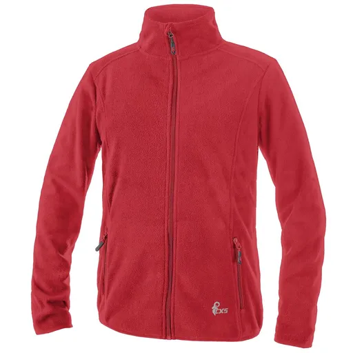 Canis (CXS) Detská fleecová mikina CXS GRANBY CHILD - Červená | 150 cm