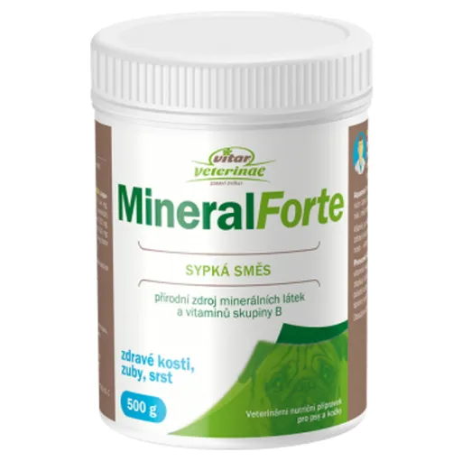 VITAR Veterinae Mineral Forte sypká zmes 500 g