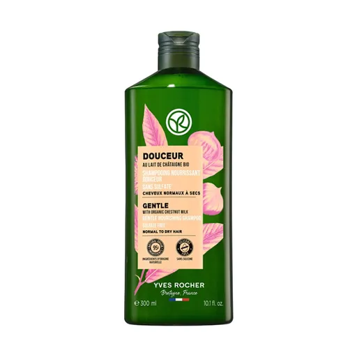 YVES ROCHER Jemný šampón s bio gaštanovým mliekom 300 ml