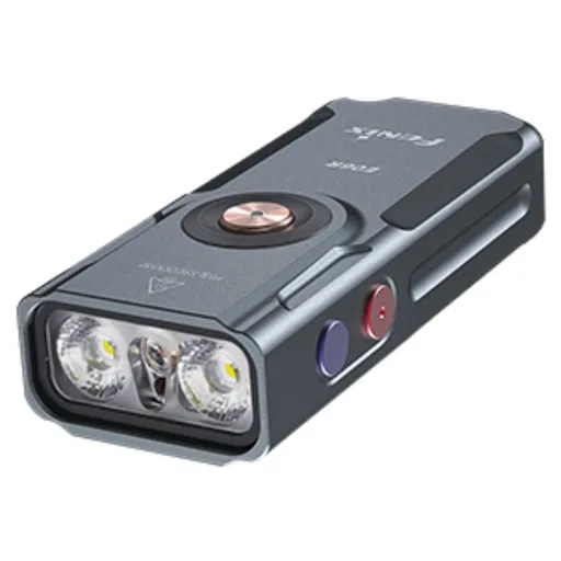 Fenix ​​nabíjacia baterka uv e06r šedá