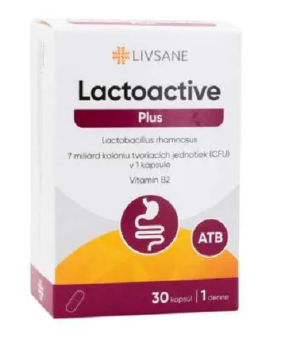 LIVSANE Laktoaktívne kapsuly Plus Vitamin B2 30cps