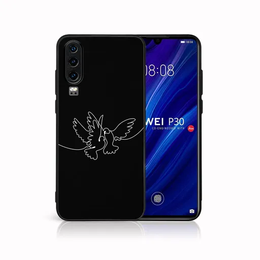 MY ART Ochranný kryt pre Huawei P30 WHITE DOVE (195)