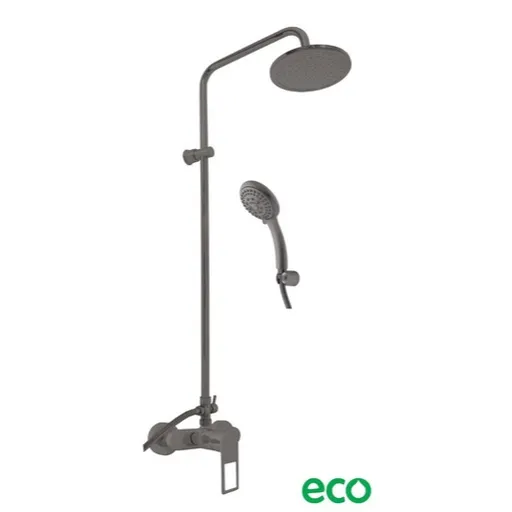 RAV SLEZÁK Nil sprchový systém kartáčovaná metal grey nl282.5/7-1mgk NL282.57-1MGK