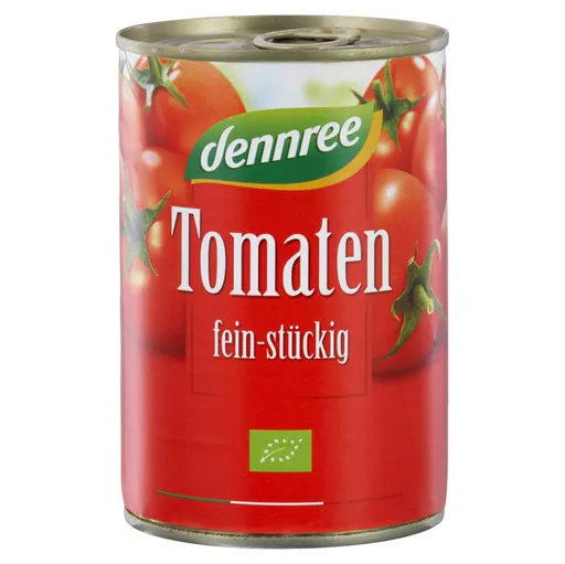 DENNREE Paradajky sekané BIO 400 g