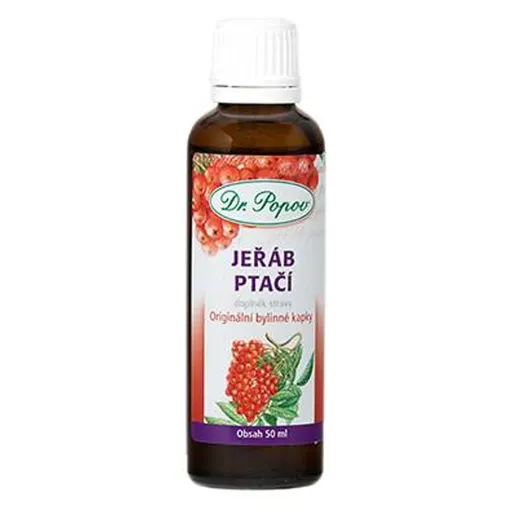 DR.POPOV Kvapky bylinné jarabina vtáčia 50 ml