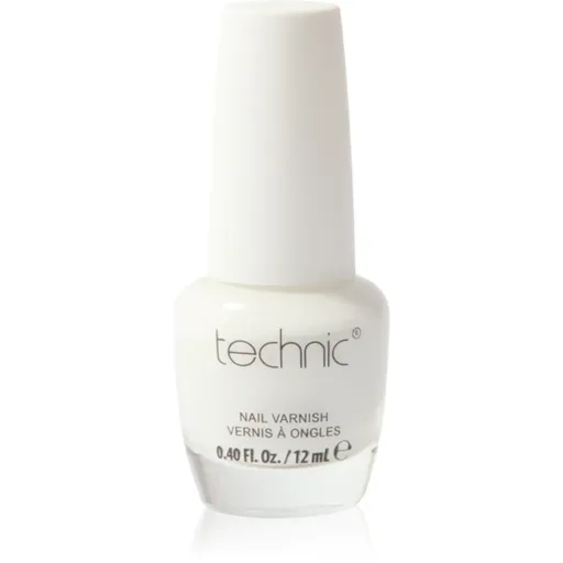 Technic Cosmetics Nail Varnish rýchloschnúci lak na nechty odtieň White 12 ml