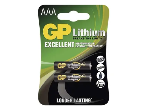 GP Lithium AAA 2ks 1022000412