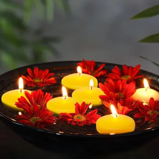 Weltbild Plovoucí svíčka Citronella, 10 ks, žlutá