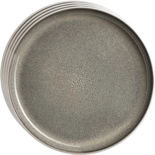 Mäser Súprava dezertných tanierov Lunaria Brown 20 cm, 4 ks