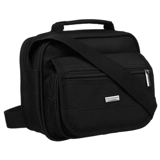 Kompaktná pánska polyesterová crossbody taška – Peterson