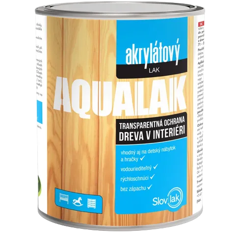 AQUALAK - Vodou reidteľný lak na drevo lesklý 0,7 L