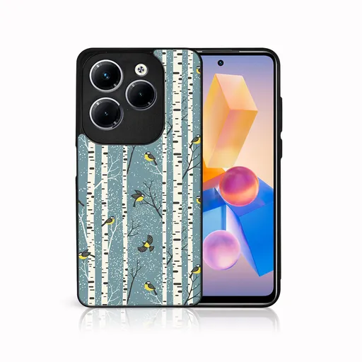 MY ART Kryt s vianočným dizajnom Infinix Hot 40 / Hot 40 Pro BIRCH (072)