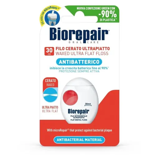 BIOREPAIR Zubná niť nevoskovaná Ultra plochá 30 m