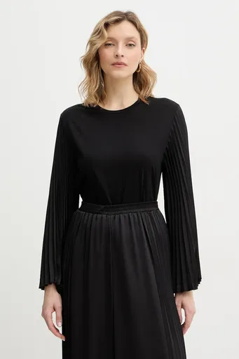 Bavlnené tričko s dlhým rukávom Twinset