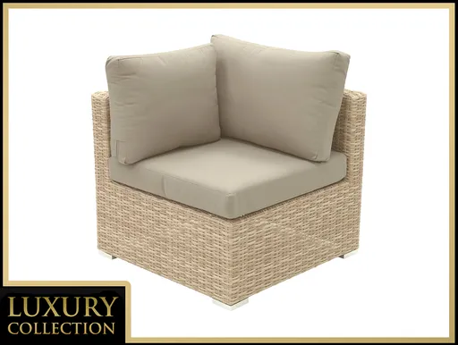 DEOKORK Ratanový rohový diel MALIBU (cappuccino)