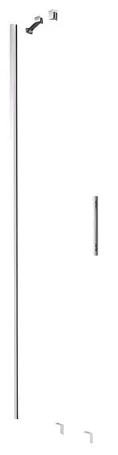 MEXEN - Montážna sada pre sprchové kúty VELAR, biela 871-02-20