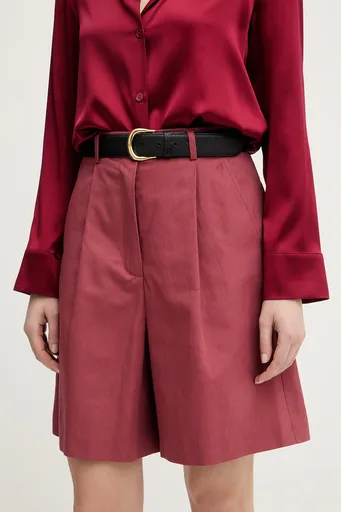 Šortky s prímesou ľanu Weekend Max Mara ECUBA