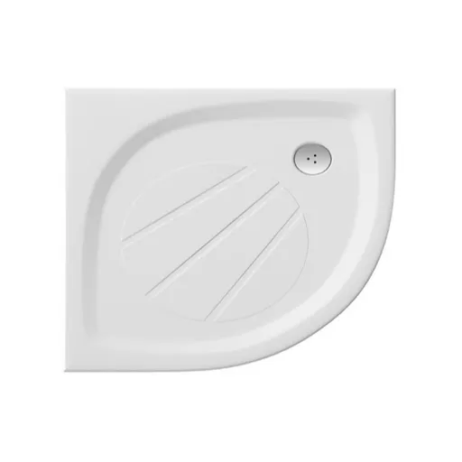 Ravak Elipso sprchová vanička štvrťkruhová 100x100 cm liaty mramor xa23aa01010 EL100PRO0