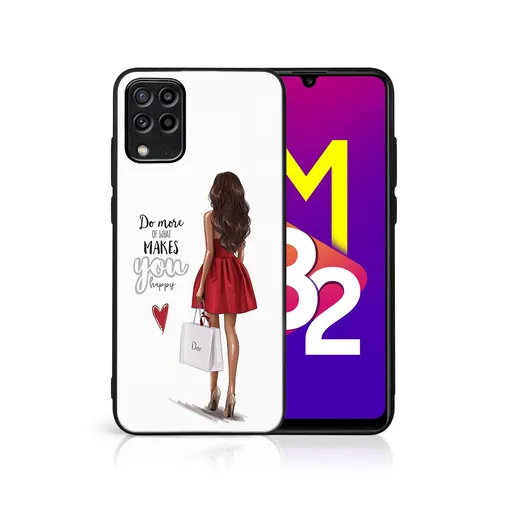 MY ART Ochranný kryt pre Samsung Galaxy M33 5G RED DRESS (137)