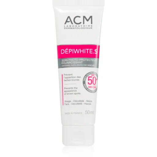 ACM Dépiwhite S ochranný krém na tvár a dekolt SPF 50+ 50 ml