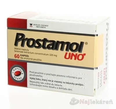 Prostamol UNO 320 mg 60 kapsúl na prostatu