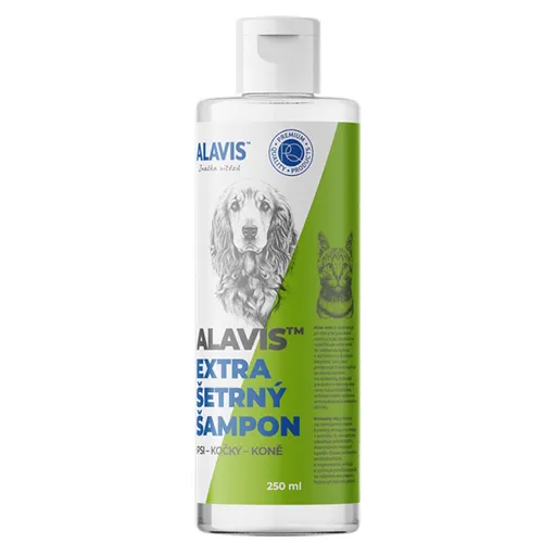 ALAVIS Extra Šetrný šampón pre psov, mačky a kone 250 ml