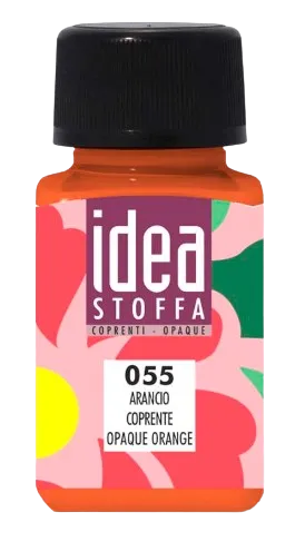 MAIMERI IDEA STOFFA - Farby na textil 055 - opaque orange, 60 ml
