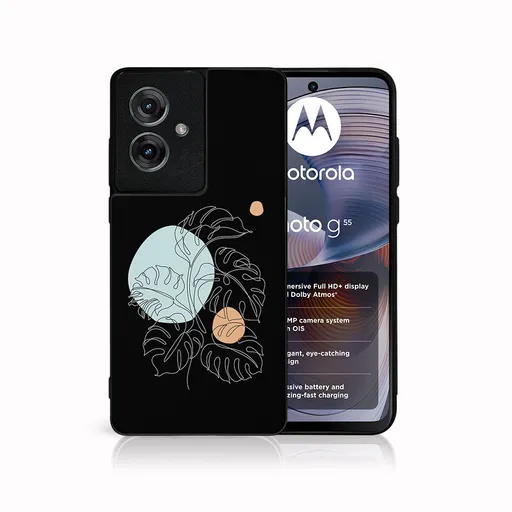 MY ART Ochranný kryt pre Motorola Moto G55 5G MONSTERA (194)